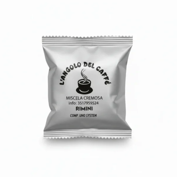 Capsula di caffè compatibile Uno System miscela cremosa Rimini L'Angolo Del Caffè